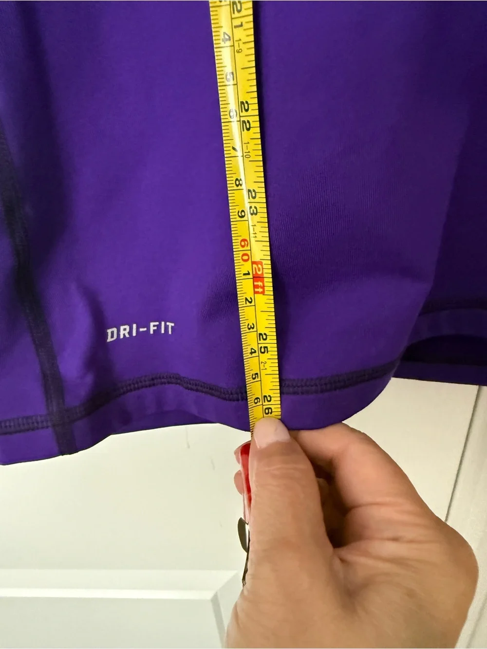 Nike ladies Purple Quarter-Zip Performance Sweater size Large